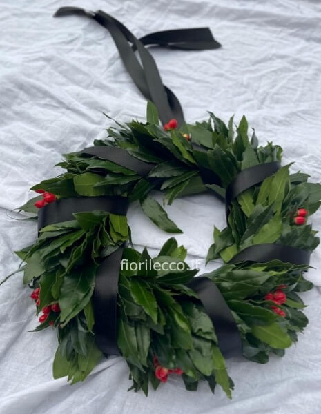 Coroncina di alloro per laurea con bacche